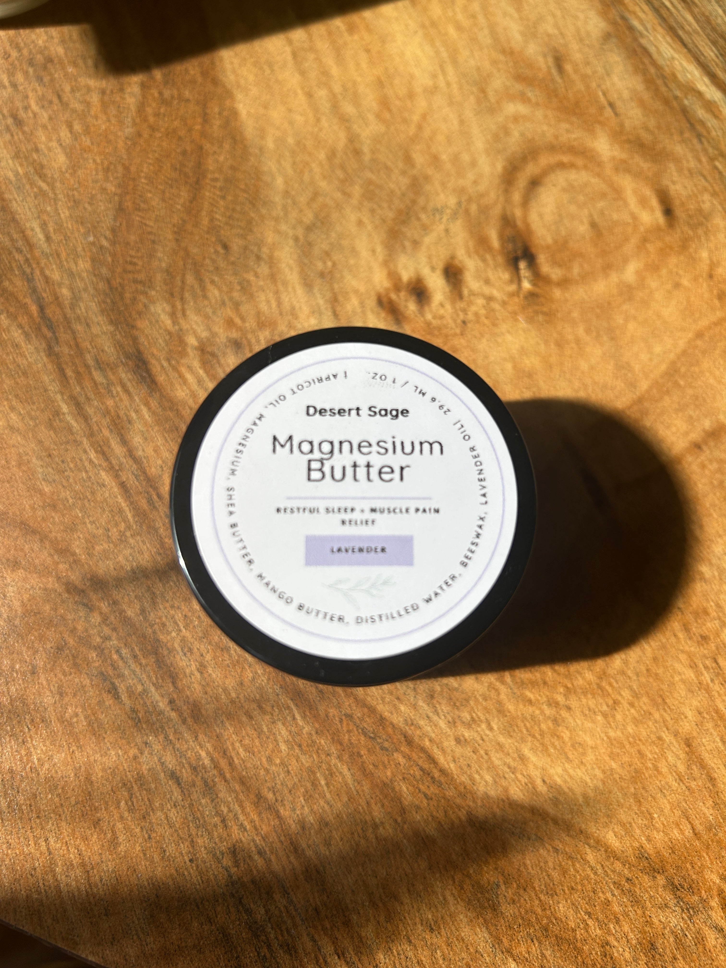 Magnesium Body Butter 1 ounce